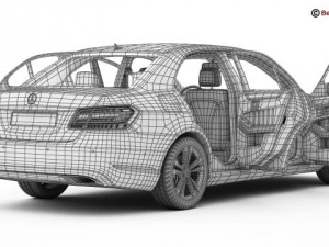 mercedes e class 2014 Model 3D