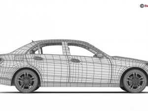 mercedes e class 2014 Model 3D
