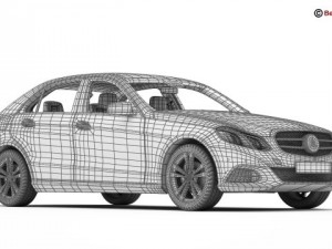 mercedes e class 2014 Model 3D