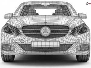 mercedes e class 2014 Model 3D