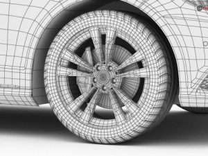 mercedes e class 2014 Model 3D