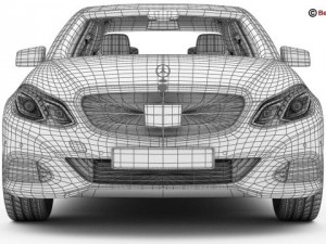 mercedes e class 2014 Model 3D