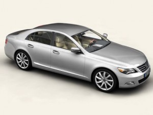 generic car upper class 3D 模型