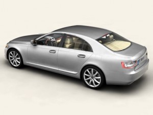 generic car upper class Model 3D
