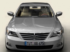generic car upper class Model 3D