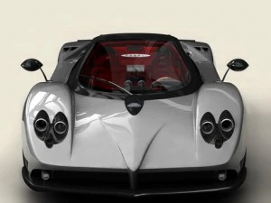 pagani zonda f 3D Model