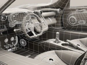 pagani zonda f 3D Model