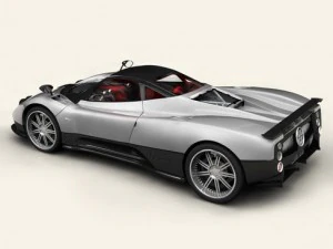 pagani zonda f 3D Model