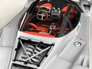 pagani zonda f 3D Model