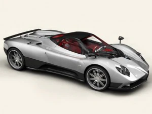 pagani zonda f 3D Model