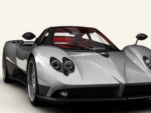 pagani zonda f Model 3D