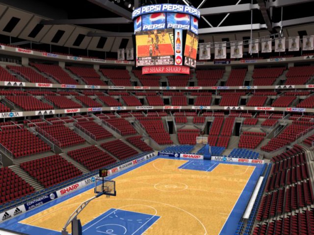 basketball arena Modelo 3D .c4d .max .obj .3ds .fbx .stl .blend 