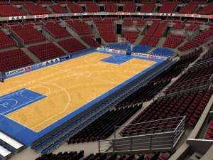 basketball arena Modelo 3D