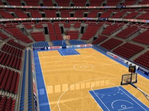 basketball arena Modelo 3D