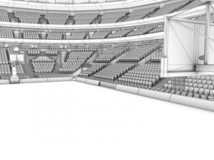 basketball arena Modelo 3D