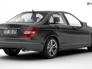 mercedes c class 2012 Modèle 3D