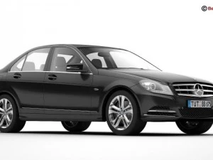mercedes c class 2012 3D Model