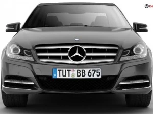 mercedes c class 2012 3D Model
