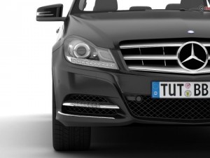 mercedes c class 2012 Modèle 3D