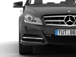 mercedes c class 2012 3D Model