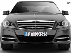 mercedes c class 2012 Modèle 3D