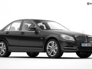 mercedes c class 2012 Modèle 3D