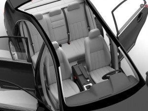 mercedes c class 2012 Modèle 3D