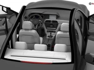 mercedes c class 2012 3D Model