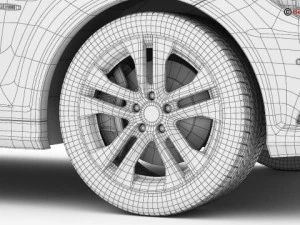 mercedes c class 2012 3D Model