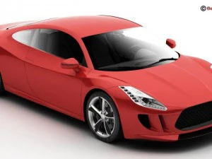 generic sports car 3D Model
