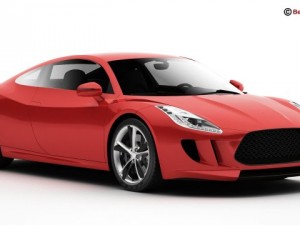 generic sports car Modèle 3D