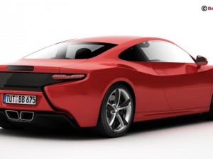 generic sports car Modèle 3D