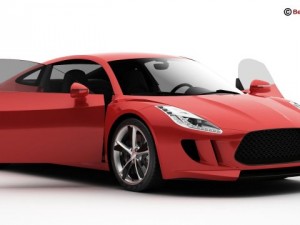 generic sports car Modèle 3D