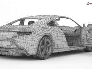 generic sports car Modèle 3D