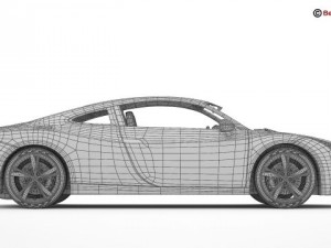 generic sports car Modèle 3D