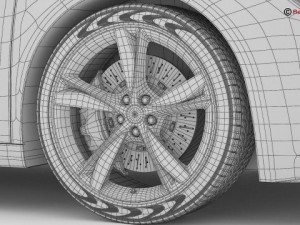 generic sports car Modèle 3D
