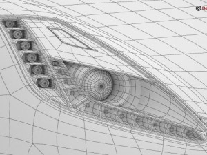 generic sports car Modèle 3D