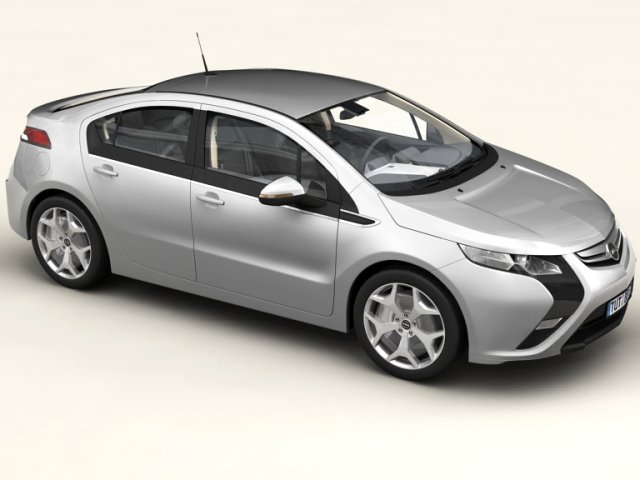 opel ampera 3D मॉडल .c4d .max .obj .3ds .fbx .stl .blend 