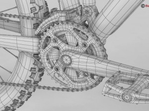 generic mountain bike 3D Model
