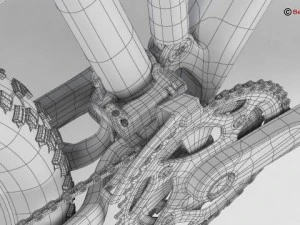 generic mountain bike 3D Model
