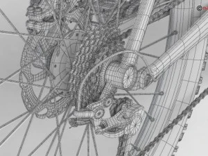generic mountain bike 3D Model