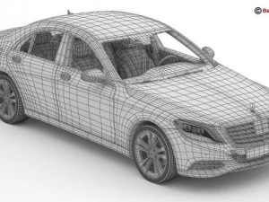 mercedes s class 2014 3D Model