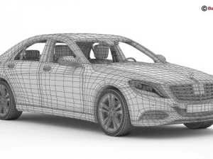 mercedes s class 2014 3D Model
