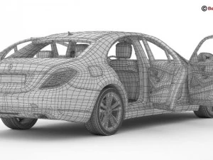 mercedes s class 2014 3D Model
