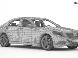 mercedes s class 2014 3D Model