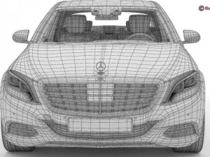 mercedes s class 2014 3D Model