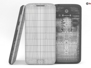 generic smartphone 4 6 inch Model 3D