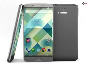 Smartphone gen&eacute;rico de 6 pulgadas. Modelo 3D