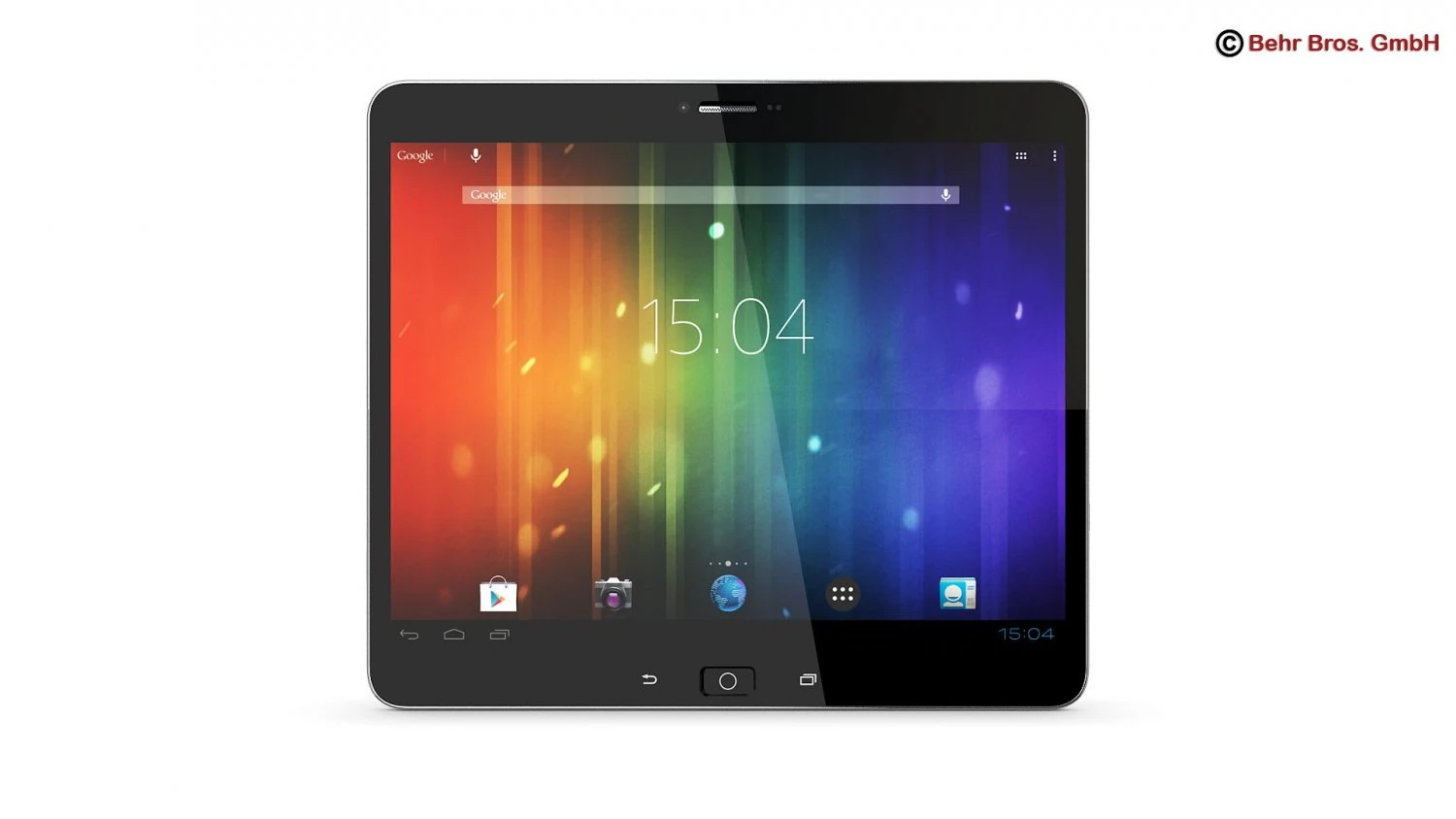 일반 태블릿 7 9인치 3D 모델 .c4d .max .obj .3ds .fbx .stl .blend 