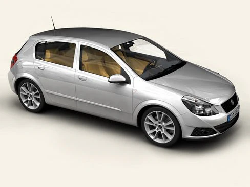 generic car compact class 3D Model .c4d .max .obj .3ds .fbx .stl .blend 